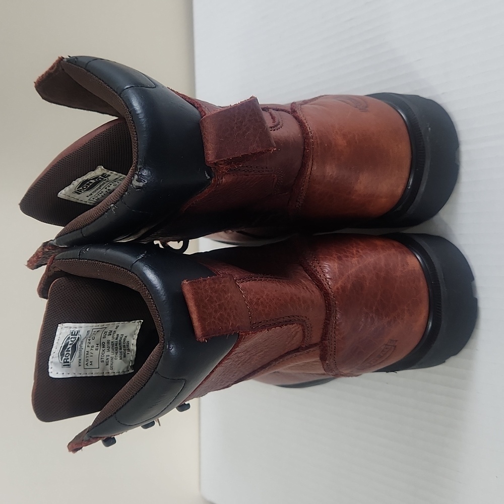 Iron age man Hauler 8In work safety shose casual brown size 9M - Picture 7 of 10